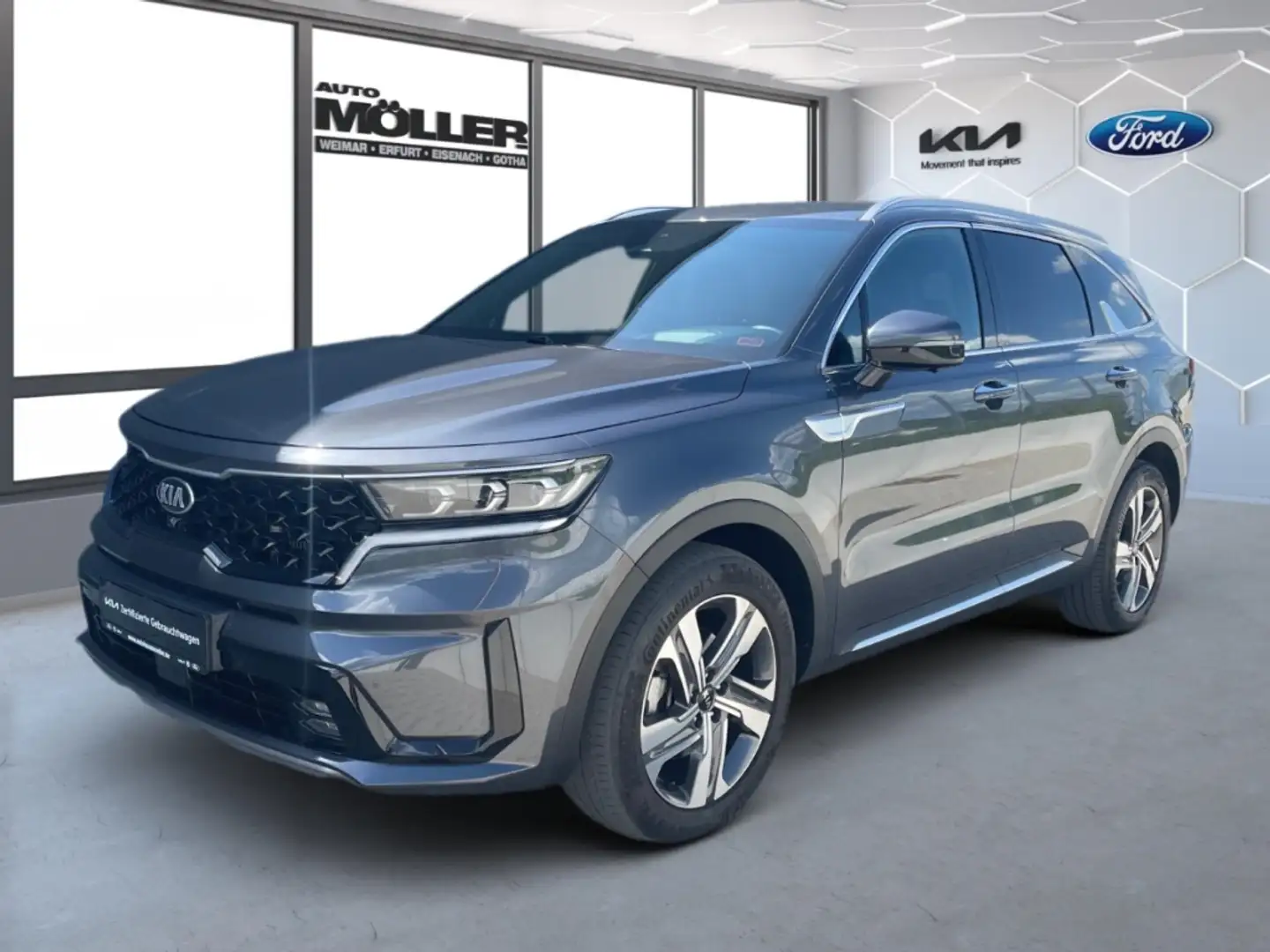 Kia Sorento 1.6T PHEV Platinum AWD 360 Kamera Navi LED Klimaau Grigio - 2