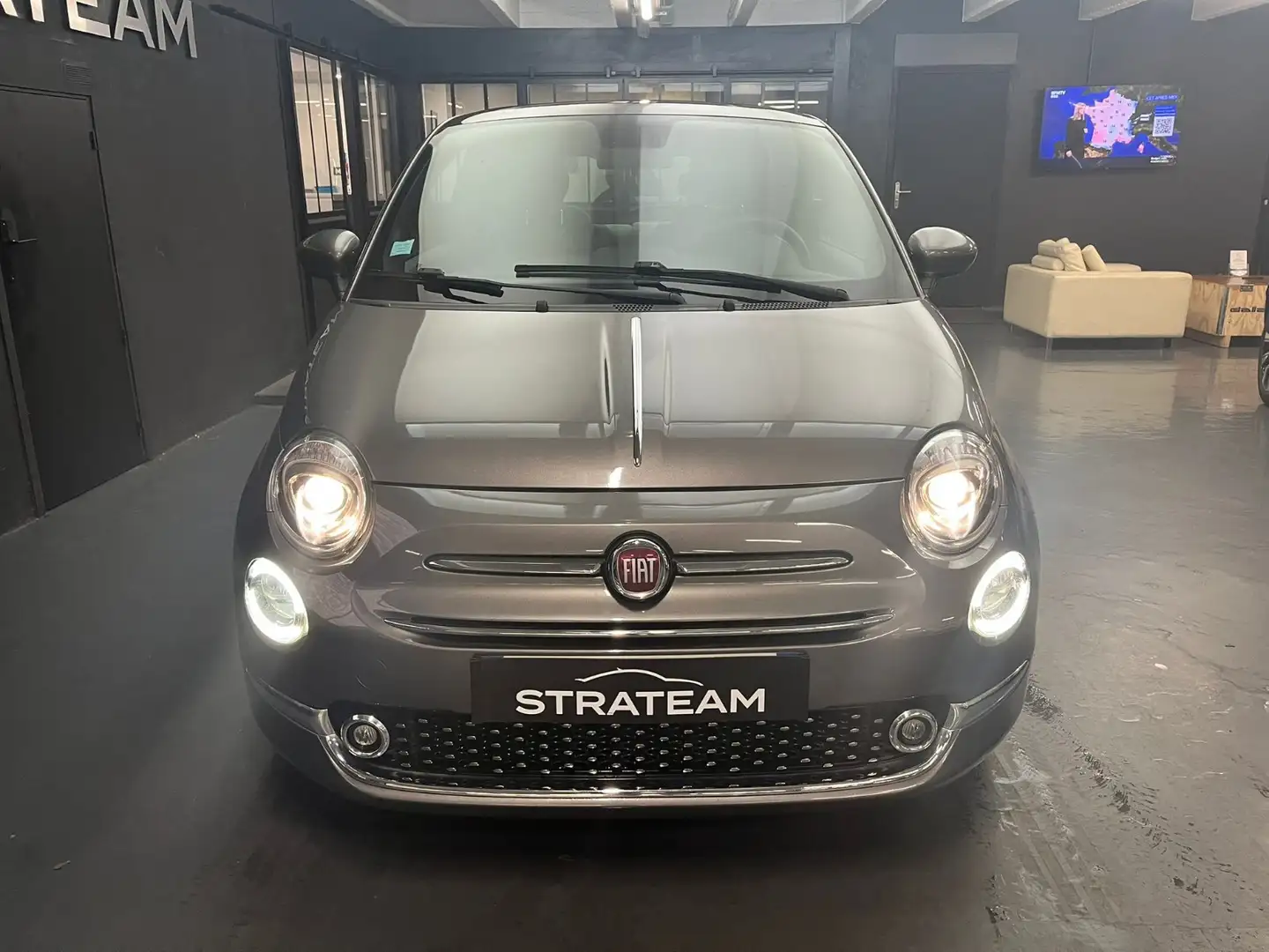 Fiat 500 1.0 Star 70 CV HYBRIDE Gris - 2