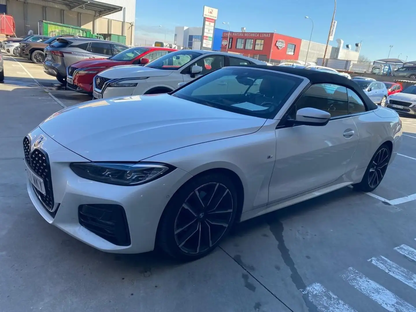 BMW 420 420i Cabrio Blanc - 1