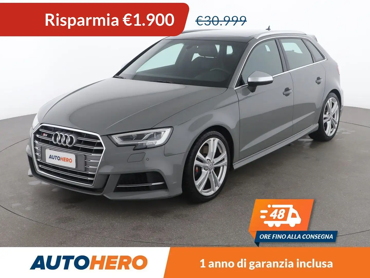 Audi S3 2.0 TFSI   300 CV S tronic quattro Grigio - 1