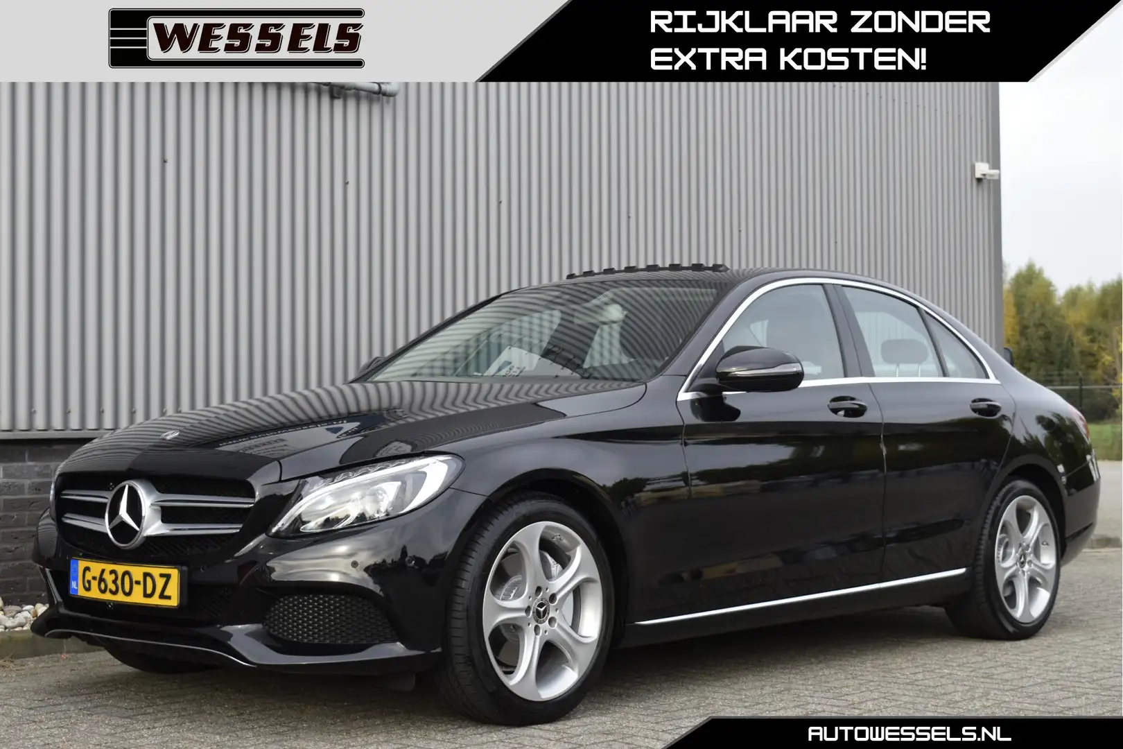 Mercedes-Benz C 250 Premium 211pk, Schuif/kanteldak, Stoelverwarming, Zwart - 1