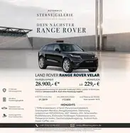 Land Rover Range Rover Velar LED SCHWRF/NAVI/360°KAMERA/TOT