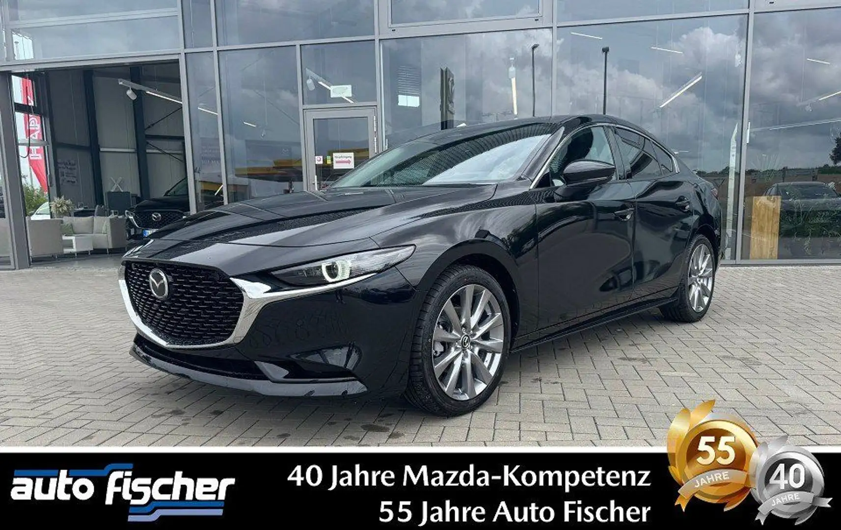 Mazda 3 FB 2.5 (140PS) Schalter Exclusive-Line 360* Na Schwarz - 1