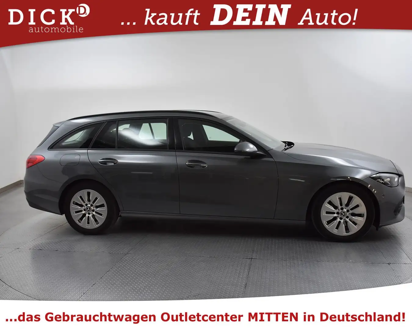 Mercedes-Benz C 220 C220d T 9G NAVI+LED+ACC+KAMERA+ADVENC+SHZ+VIRTU Grigio - 2