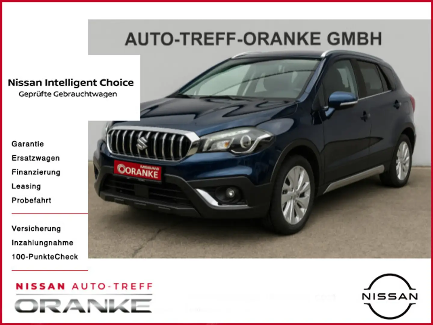 Suzuki SX4 S-Cross 1.0 Boosterjet Navi*Key*SH*Allwetter Blauw - 1
