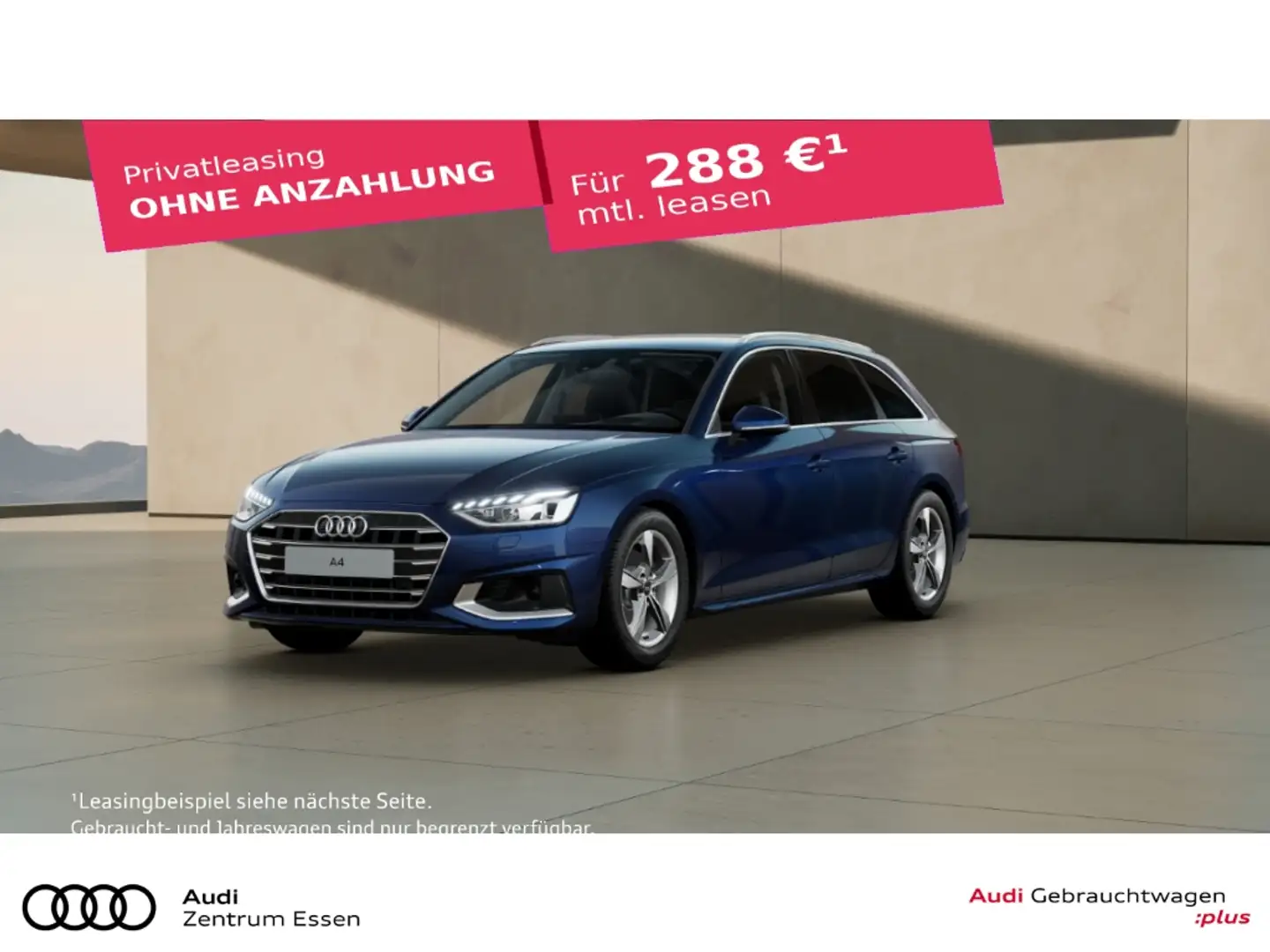 Audi A4 Avant Advanced 35 TDI S-TRONIC STHZ LED PLUS   SHZ Blau - 1