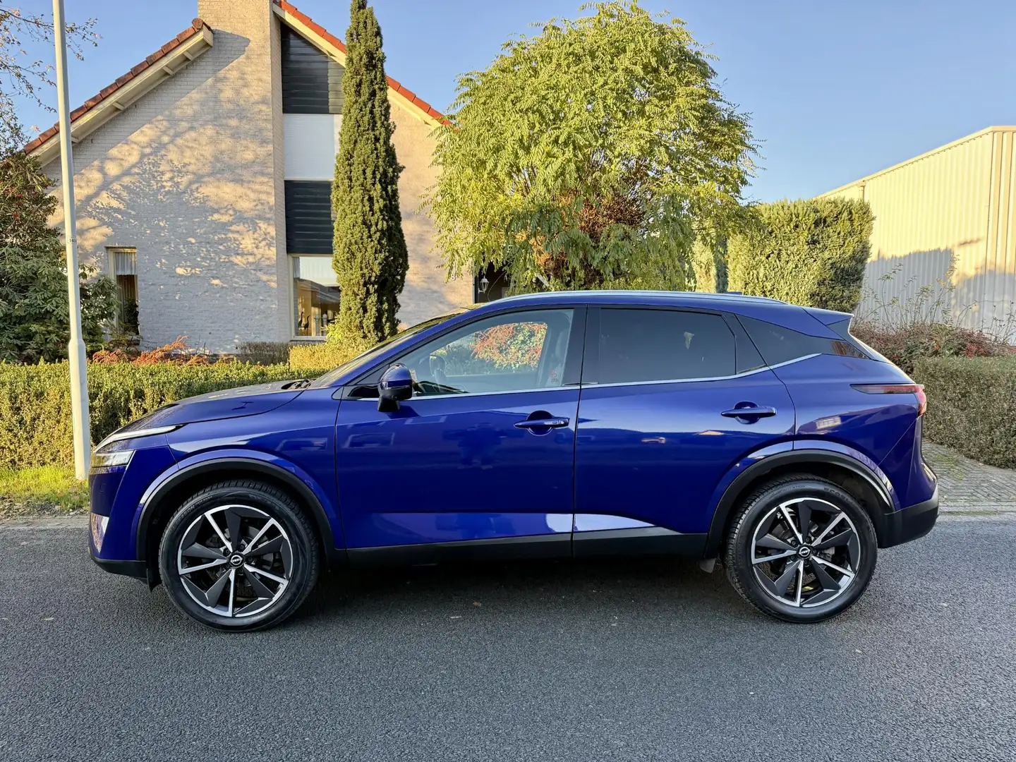 Nissan Qashqai 1.3 MHEV AUT. 158PK Tekna Plus•Pano•Leder Blauw - 2