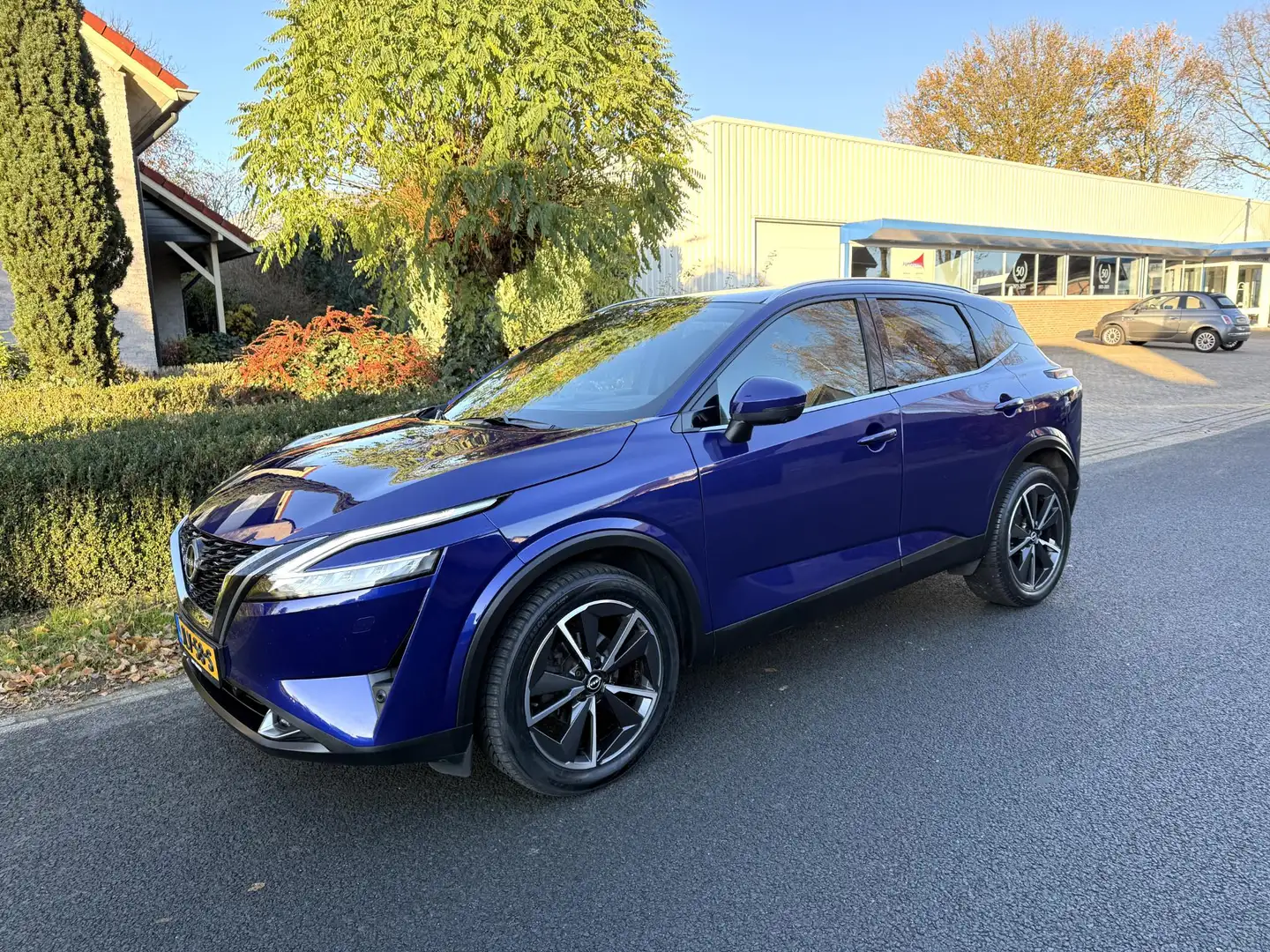 Nissan Qashqai 1.3 MHEV AUT. 158PK Tekna Plus•Pano•Leder Blauw - 1