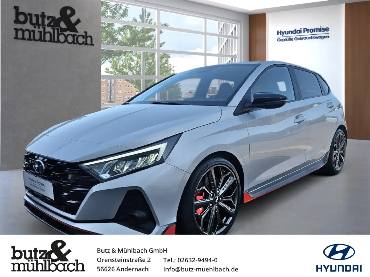Hyundai i20 N 1.6 T-Gdi (204 PS) M/T Silver - 1