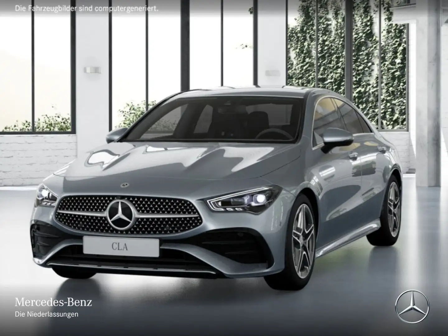 Mercedes-Benz CLA 200 AMG+360°+AHK+MULTIBEAM+TOTW+KEYLESS+7G Silber - 2