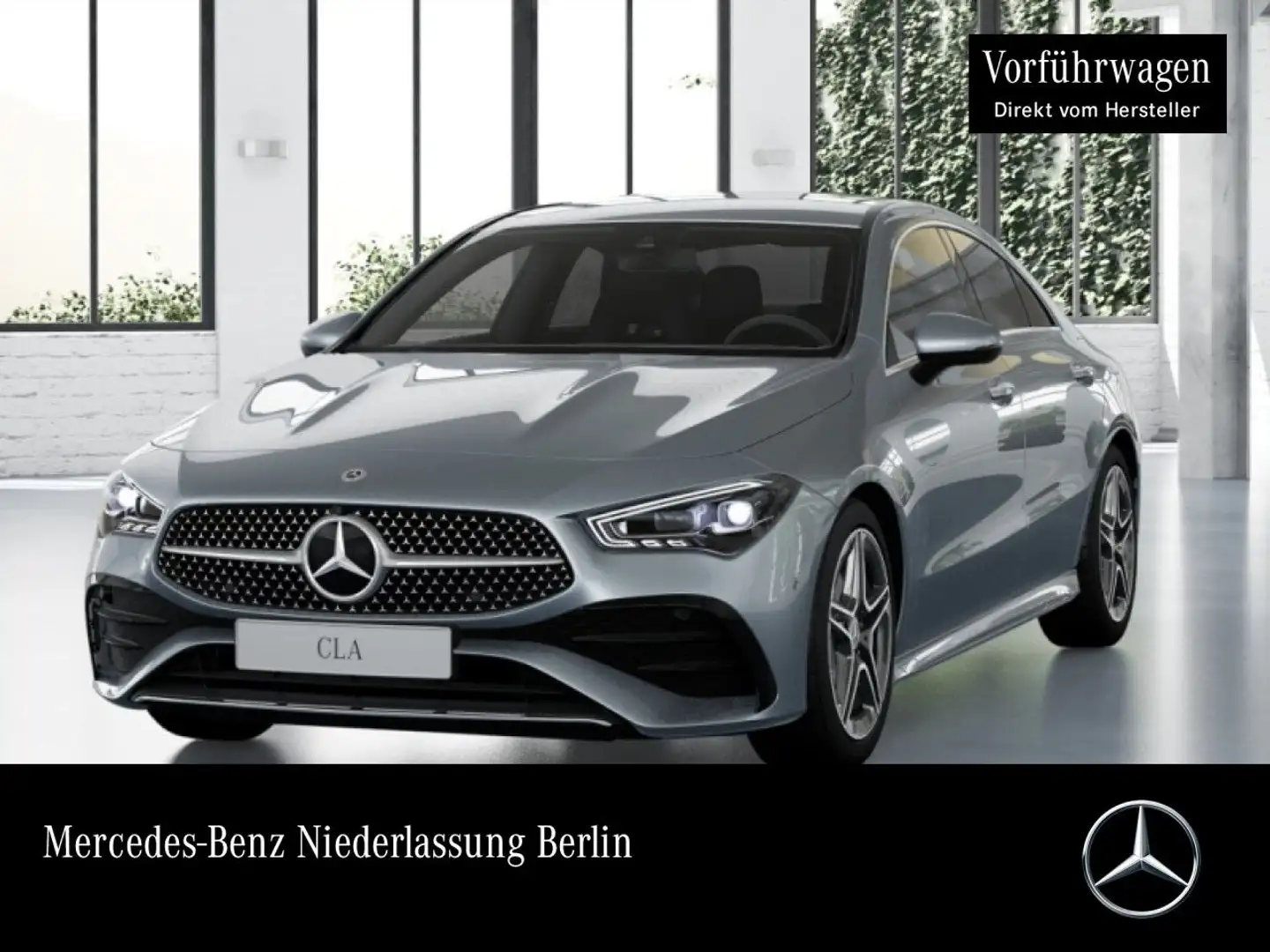 Mercedes-Benz CLA 200 AMG+360°+AHK+MULTIBEAM+TOTW+KEYLESS+7G Silber - 1