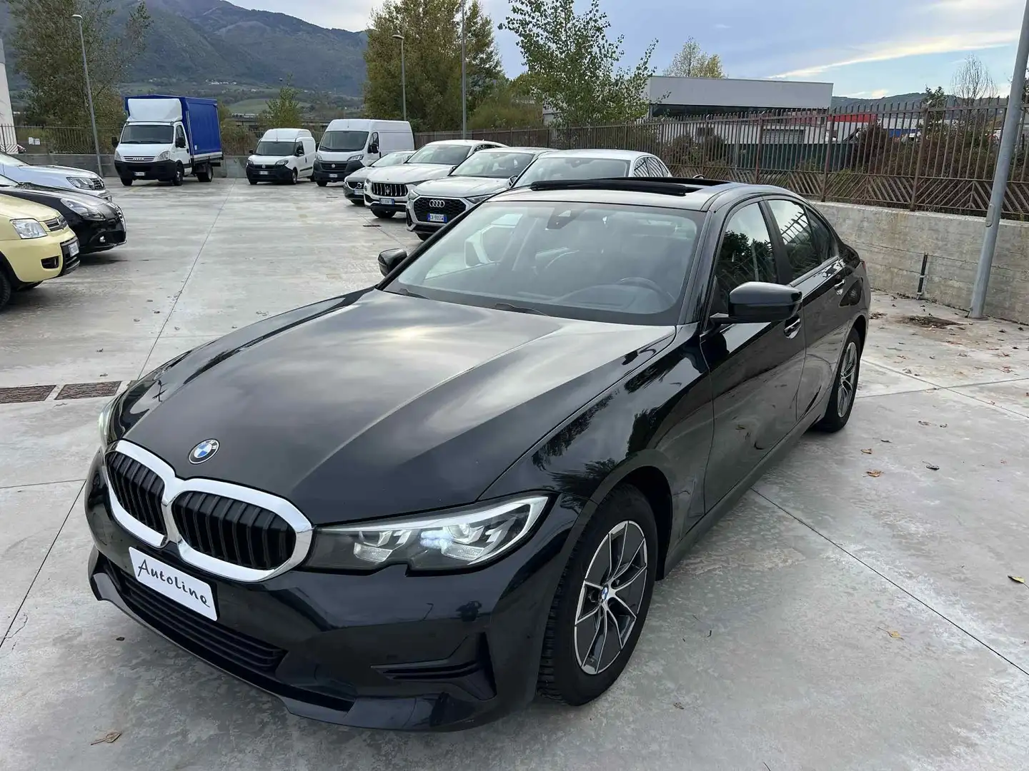 BMW 318 318D 136CV 6M -BERLINA-TETTO A-HARMAN K-PELLE Nero - 1