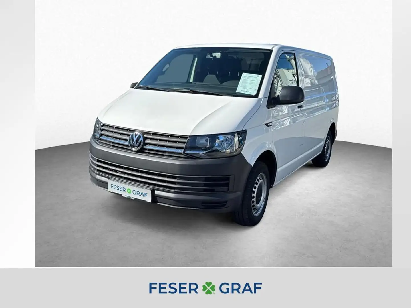 Volkswagen T6 Transporter Kasten KR 2.0 TDI Klima PDC Blanc - 1