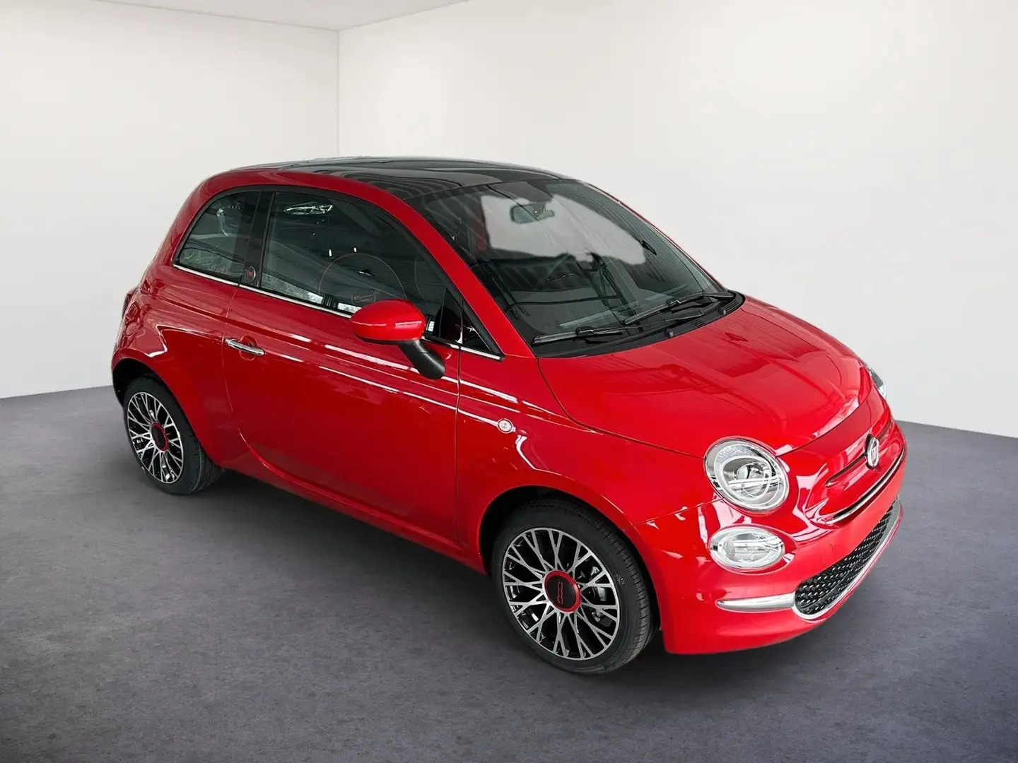Fiat 500 1.0 RED Hybrid/16Z/GLASDACH/KLIMA/ Rot - 2