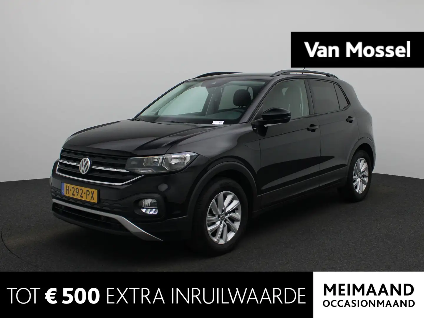 Volkswagen T-Cross 1.0 TSI Life | Climate Control | Parkeersensoren | Zwart - 1