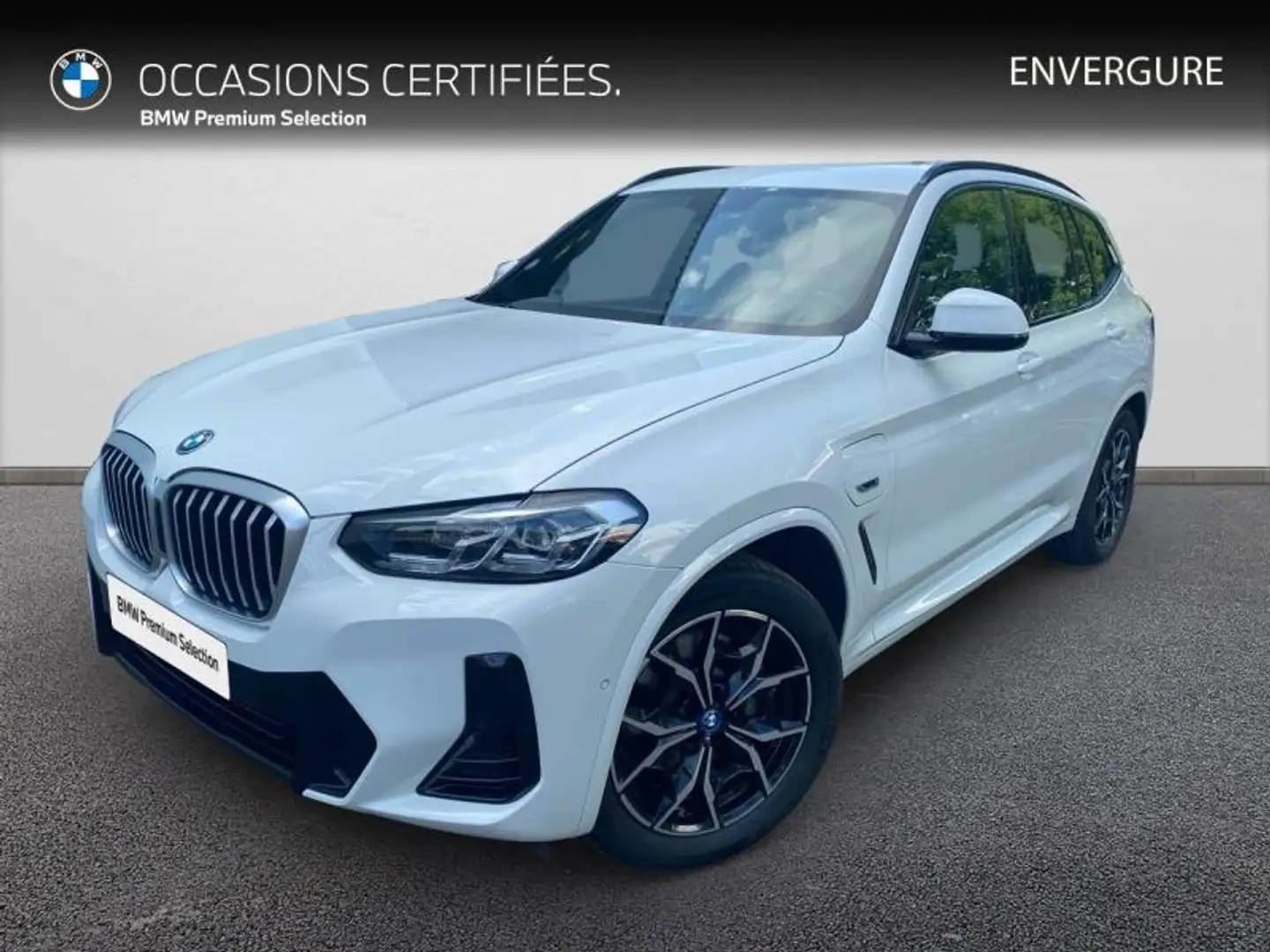 BMW X3 xDrive30e 292ch M Sport Blanc - 1