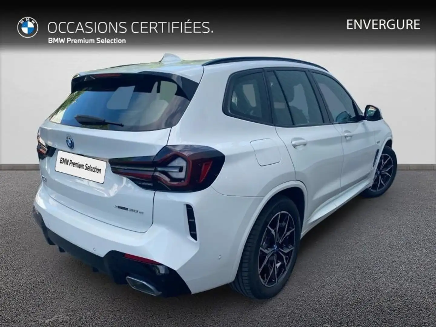 BMW X3 xDrive30e 292ch M Sport Blanc - 2