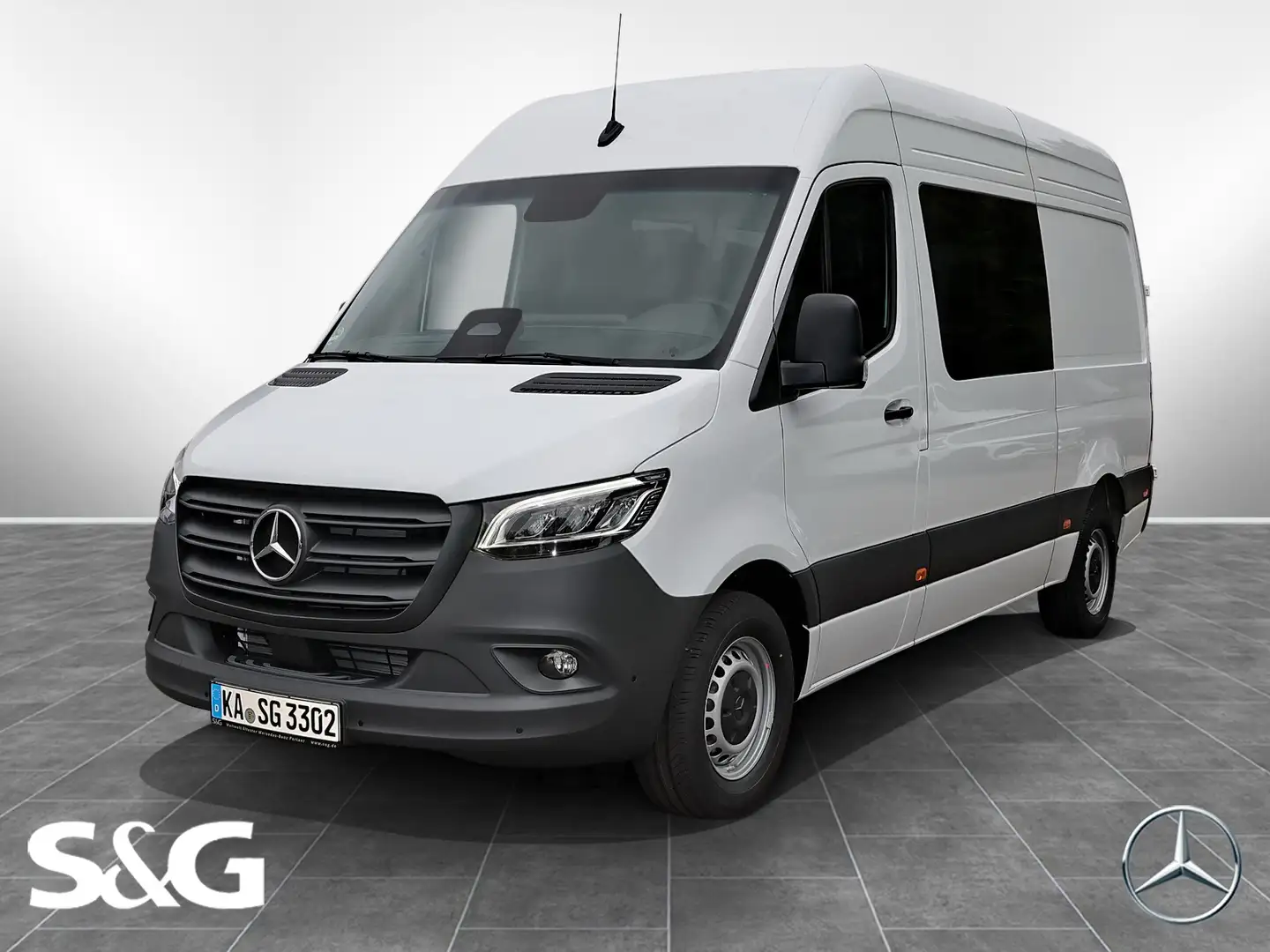 Mercedes-Benz Sprinter 317 CDI PRO Kasten 3,5t LED+RüKam+Navi Blanc - 1