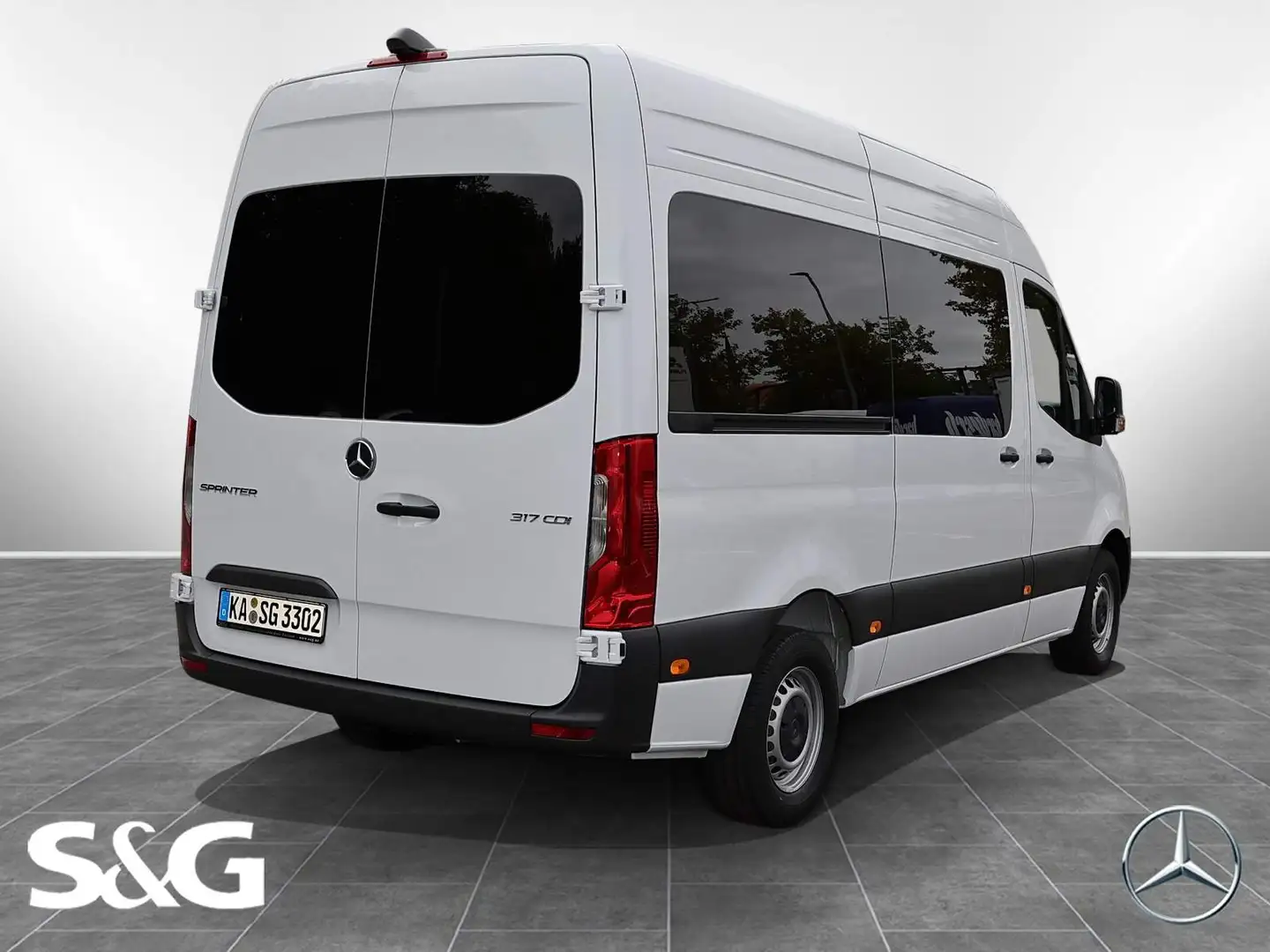 Mercedes-Benz Sprinter 317 CDI PRO Kasten 3,5t LED+RüKam+Navi Weiß - 2