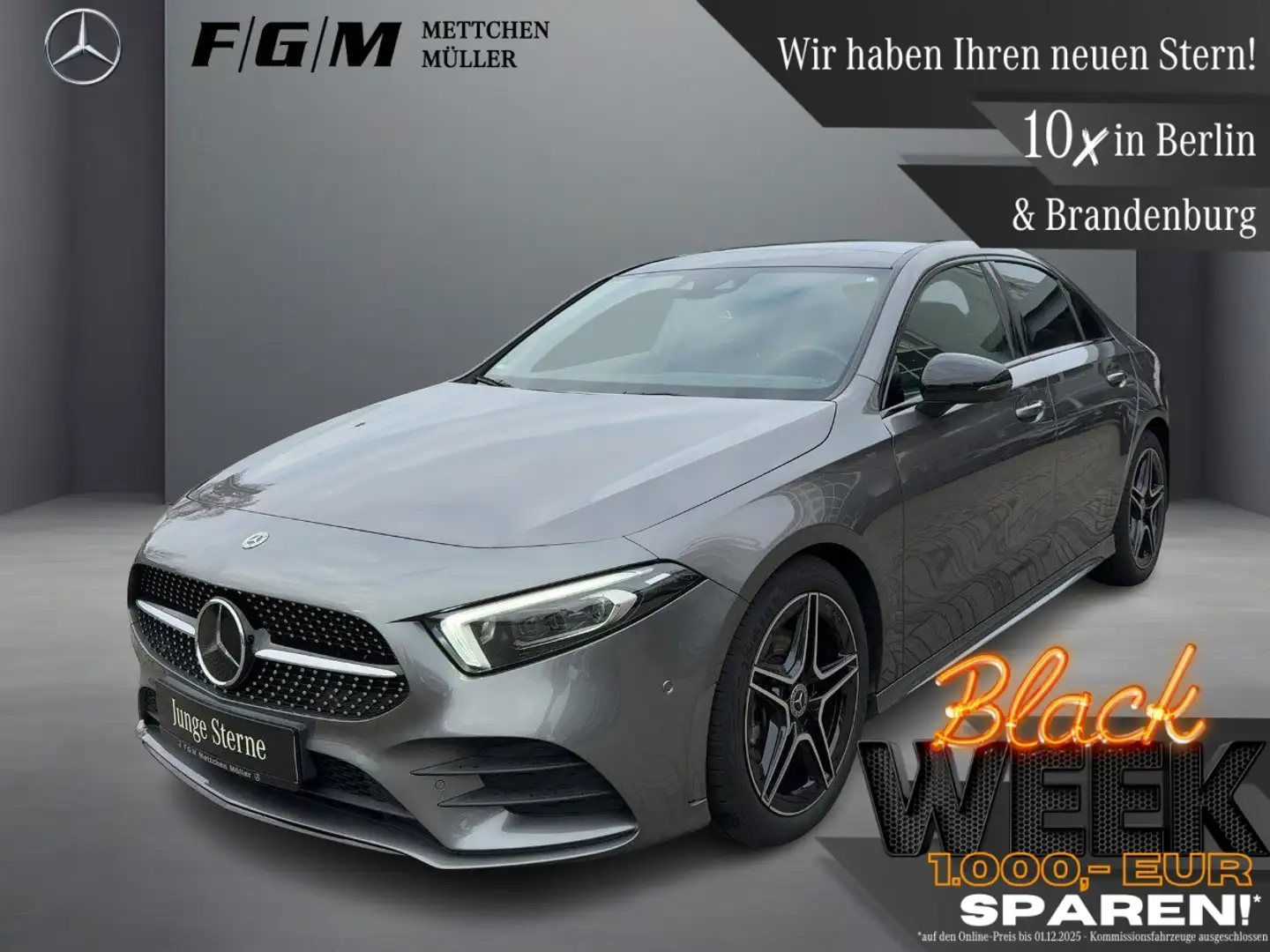 Mercedes-Benz A 200 AMG Line KeyGo|MBeam|S-Dach|TWA|AHK|Night Gris - 1