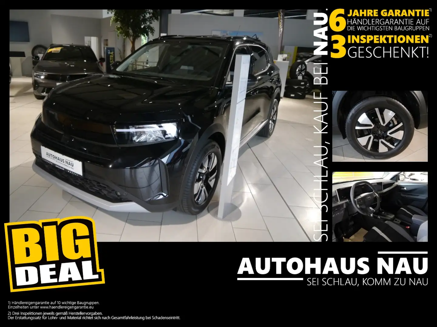 Opel Frontera 100kW 1.2 GS Inkl. Big Deal Negro - 1