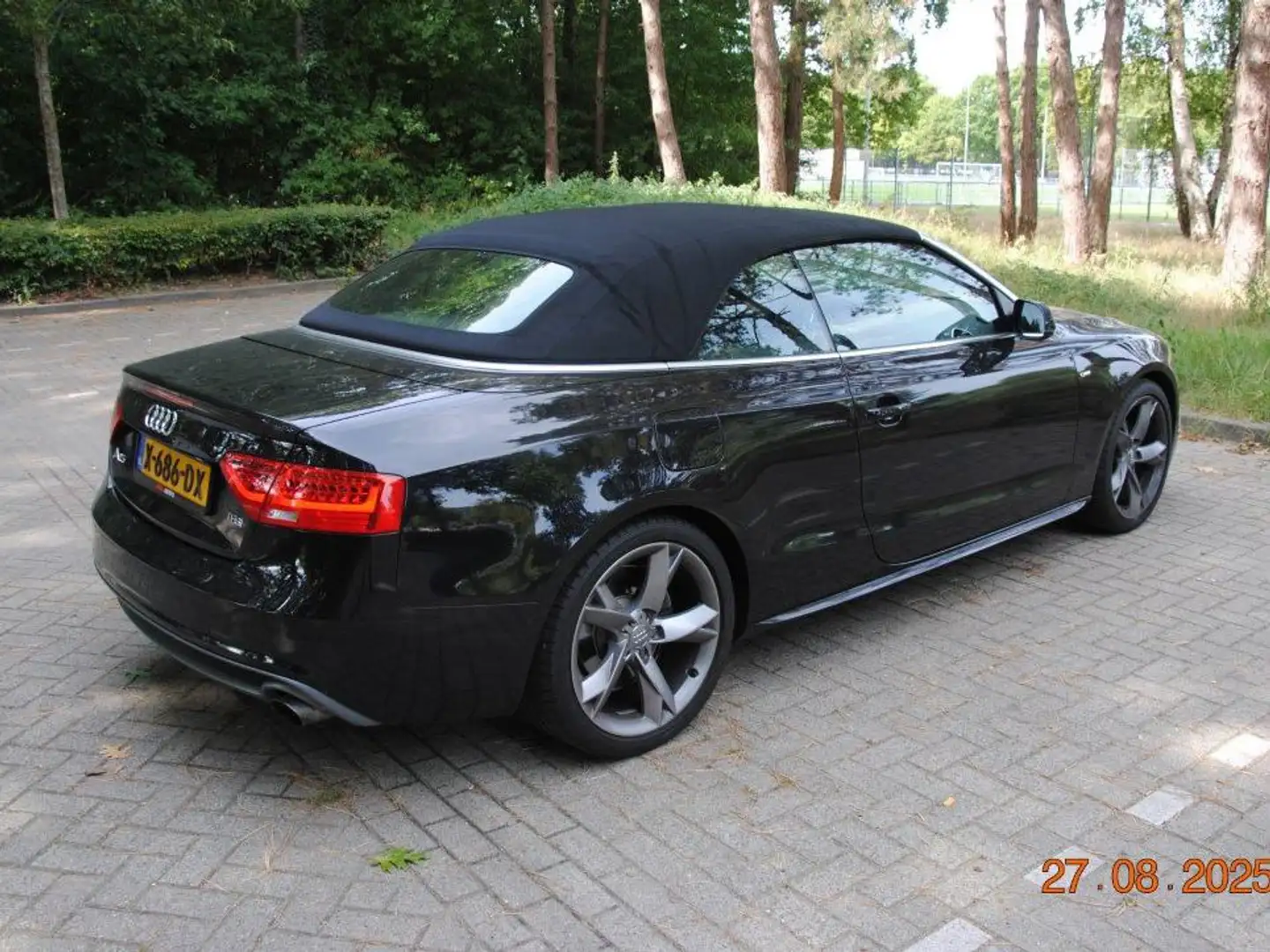 Audi A5 A5 Cabrio 2.0 TFSI Pro Line S Zwart - 2
