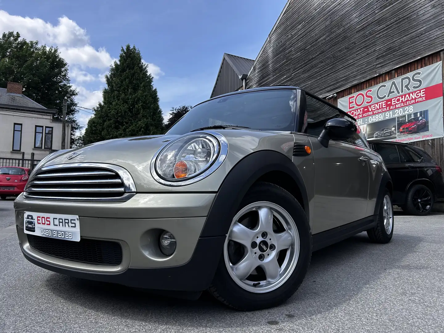 MINI Cooper 1.6i 1°Prop Panoramique Carnet Clim 2clefs Gar 1A Beige - 2