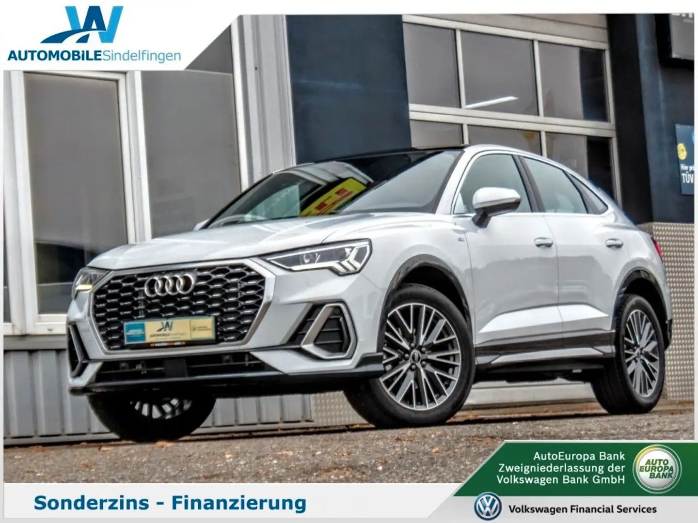 Audi Q3 Sportback 35TDI 2xS line LED PANO KEYLESS 19" Bianco - 1