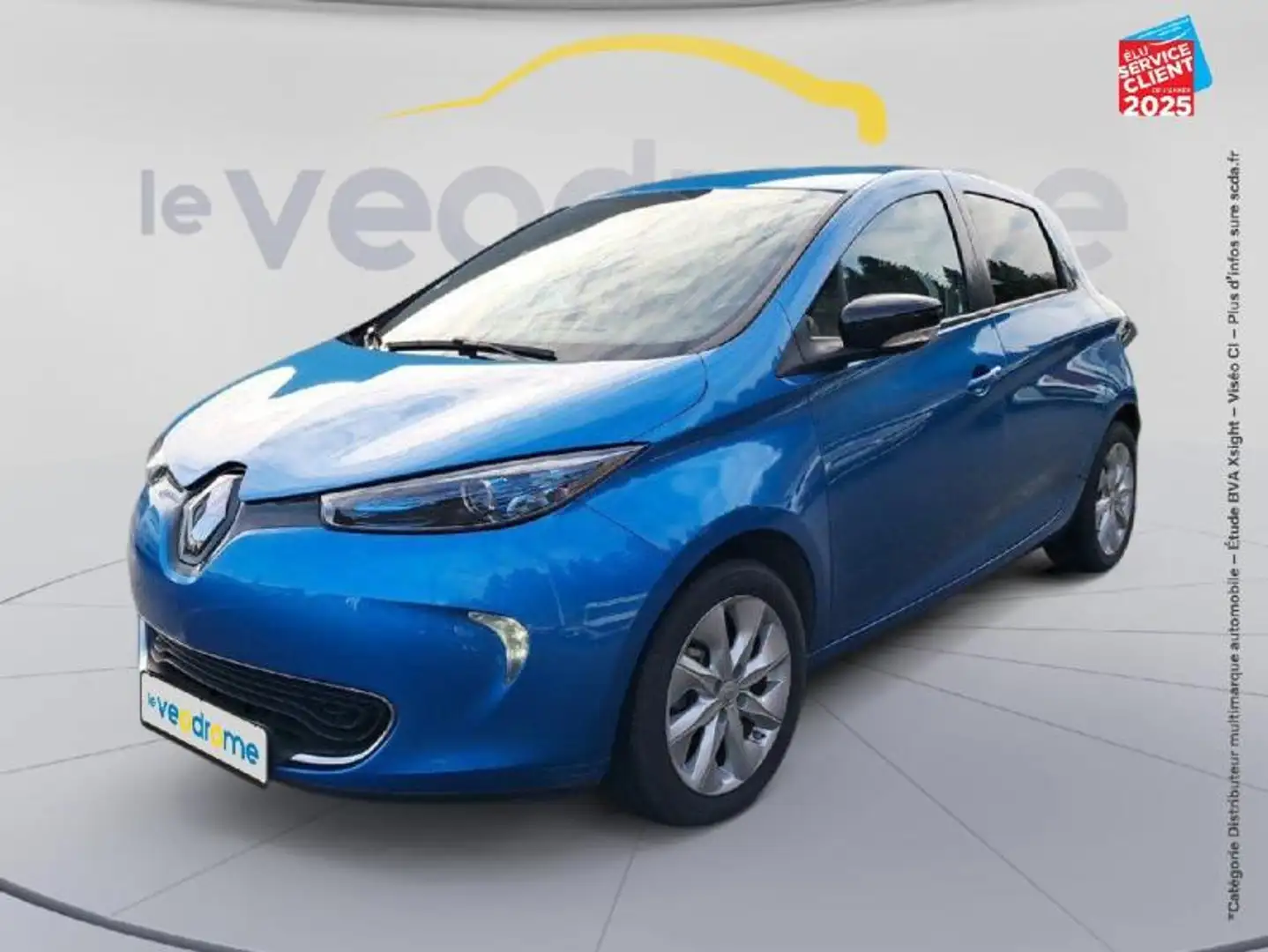 Renault ZOE Intens charge normale Type 2 GPS Camera Blauw - 1