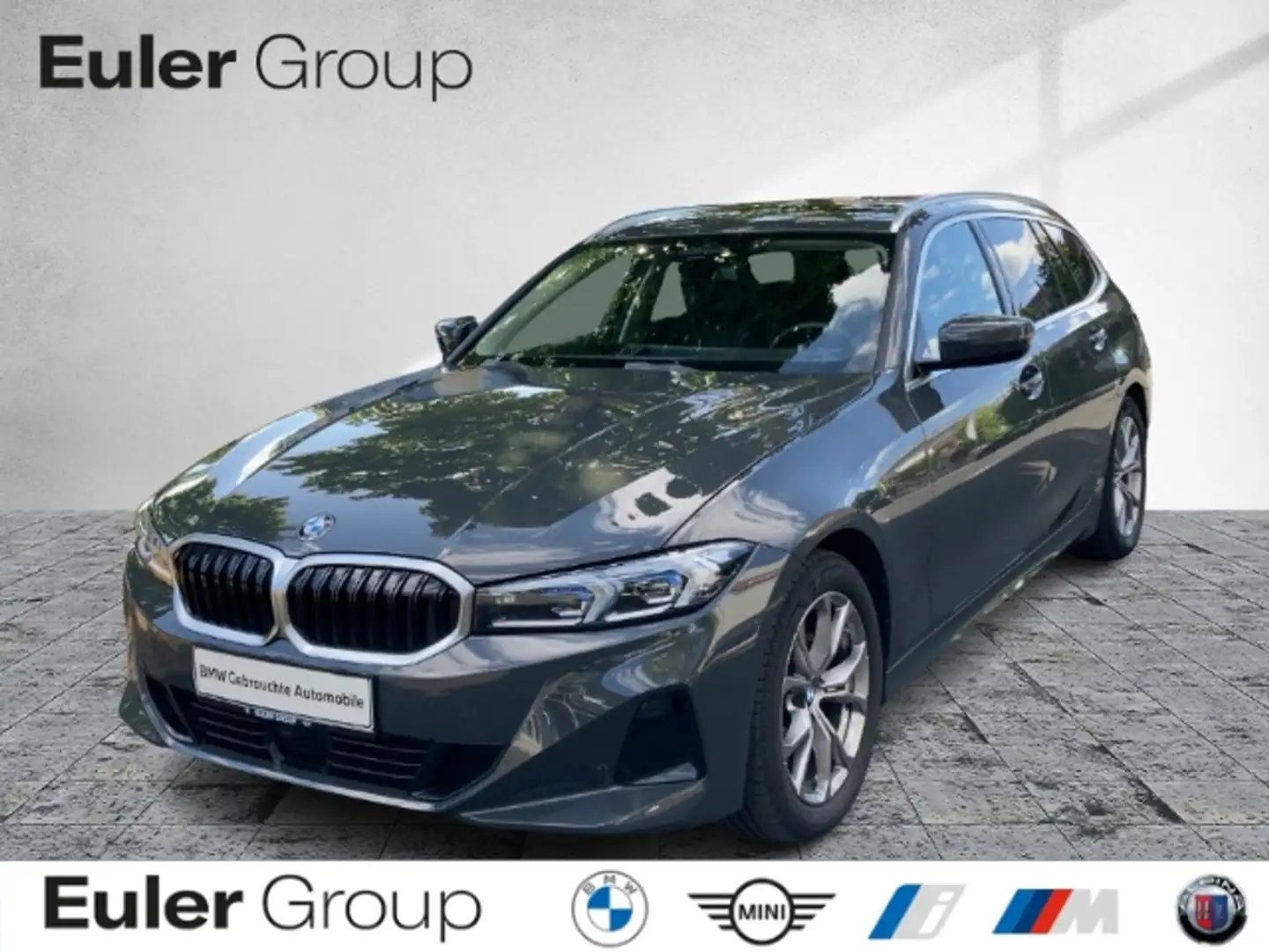 BMW 320 d Touring 17'' AHK Panorama Navi Ad.LED HiFi Driv. Grau - 1