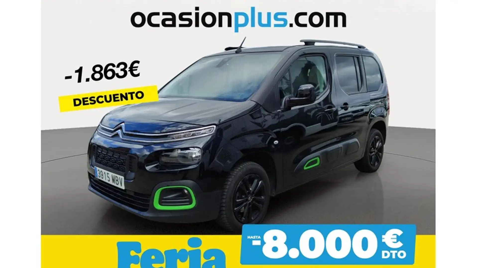 Citroen Berlingo Van BlueHDi S&S Talla M CA 100 Negro - 1