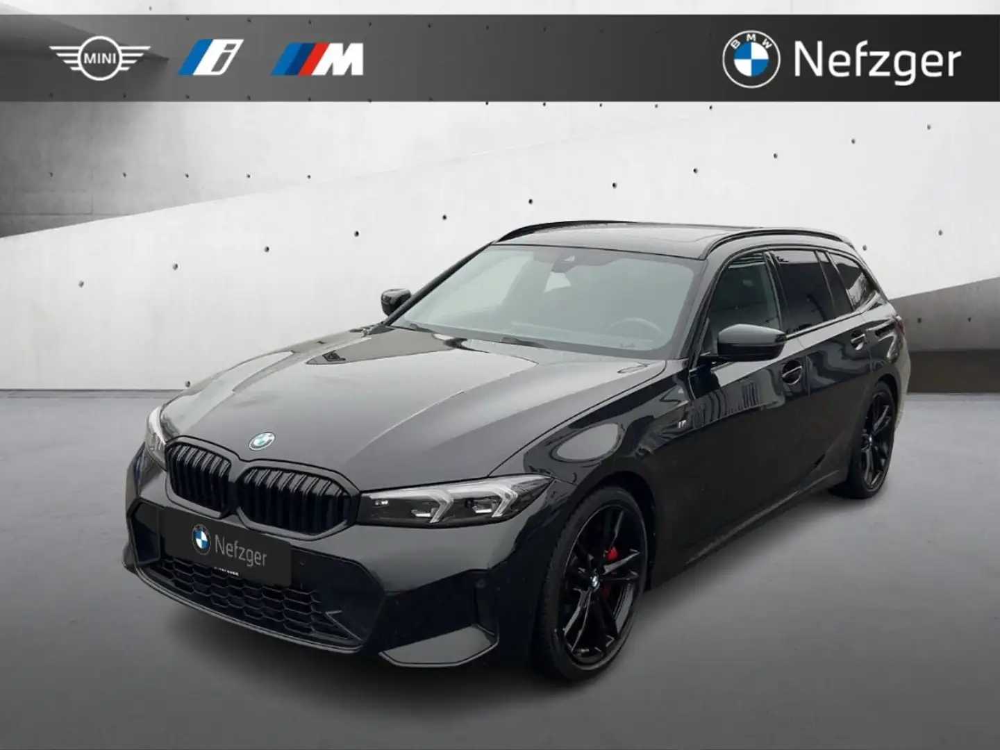 BMW 320 d Touring M Sport PANO LED HiFi Schwarz - 1