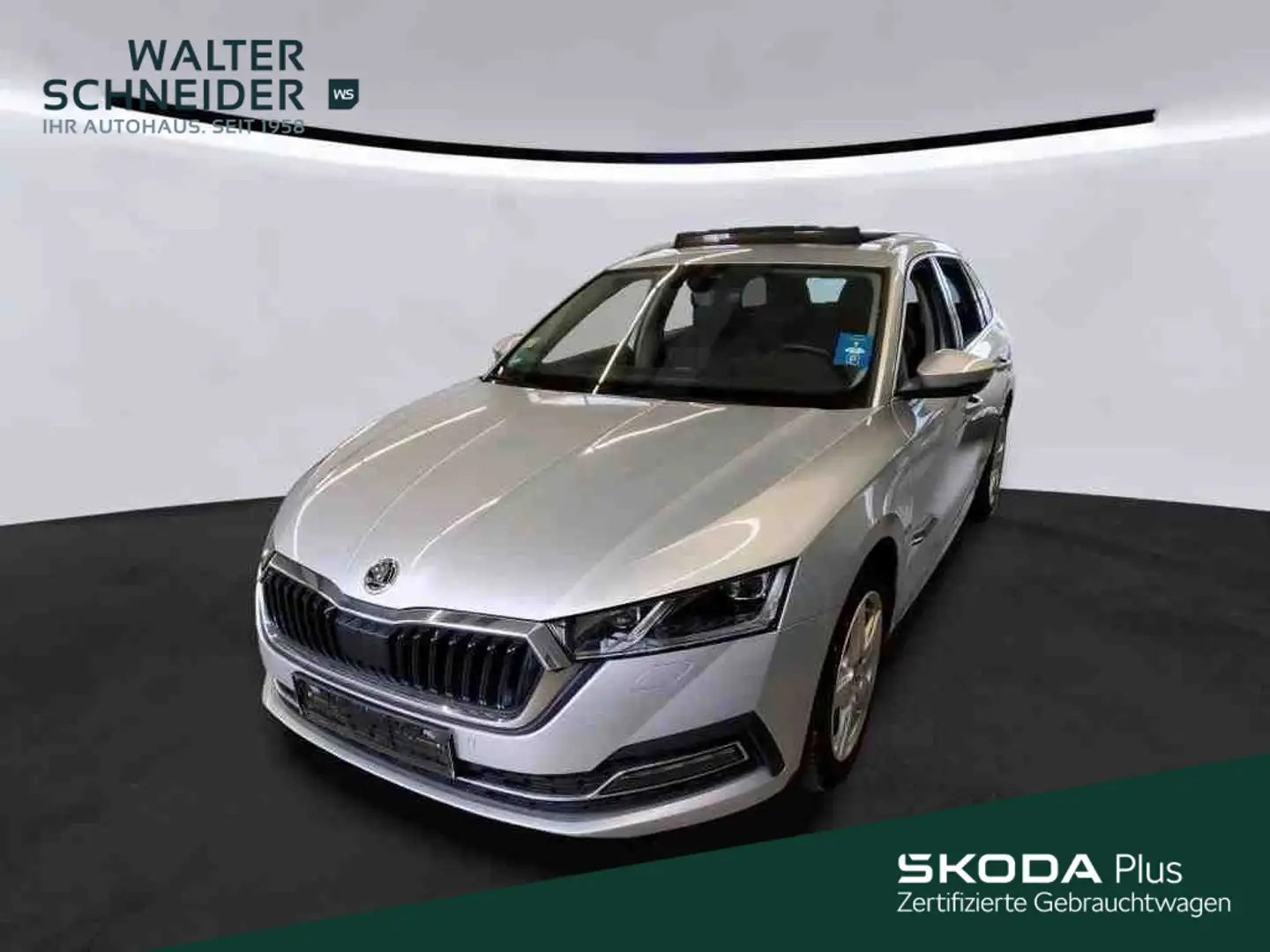 Skoda Octavia Combi 1.4 DSG iV Style AHK Pano Navi LED Silber - 1