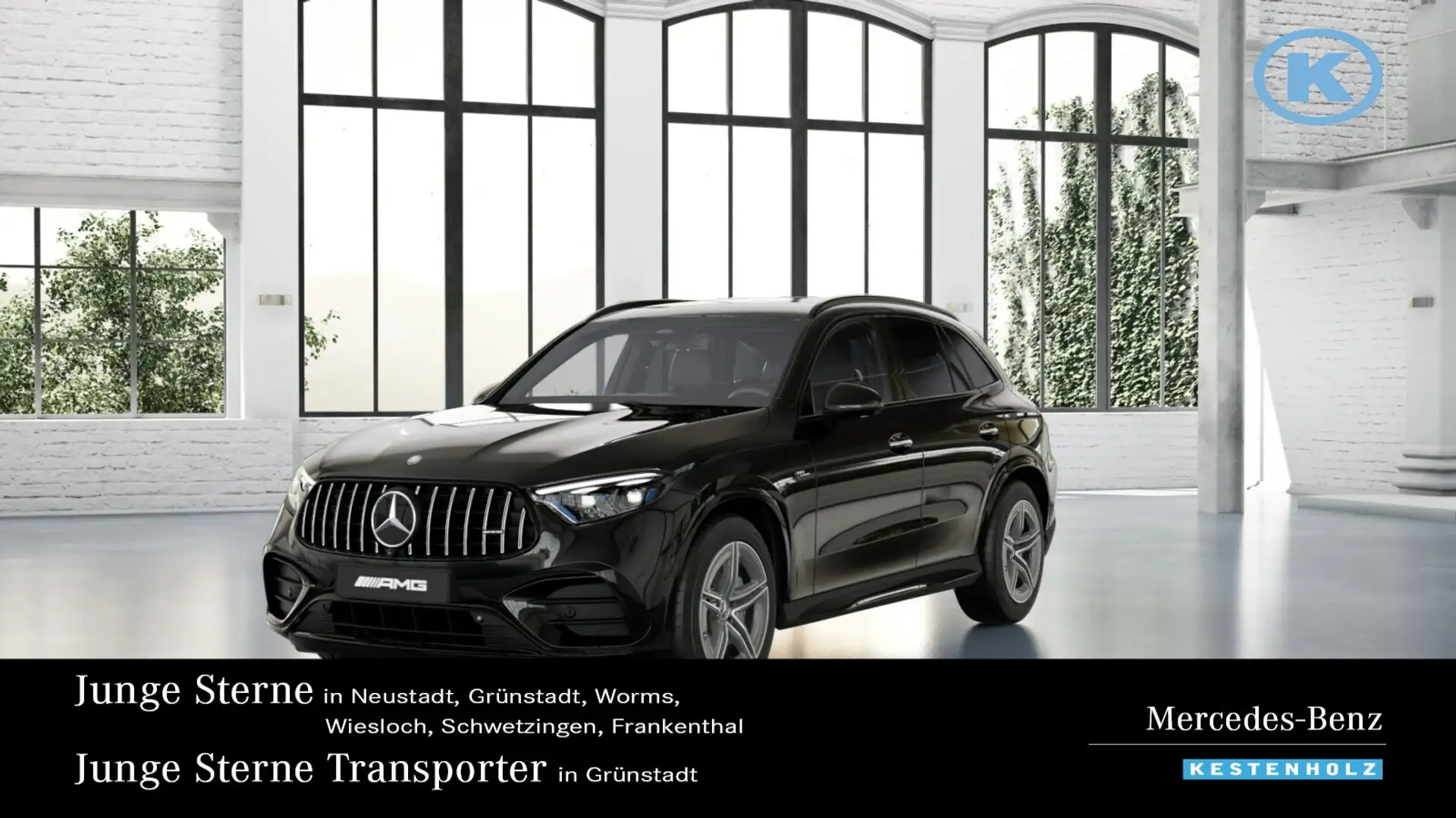 Mercedes-Benz GLC 43 AMG GLC 43 AMG 4M NIGHT+VOR-DISTR+360°+KEYL+MEMO+TWA Schwarz - 1