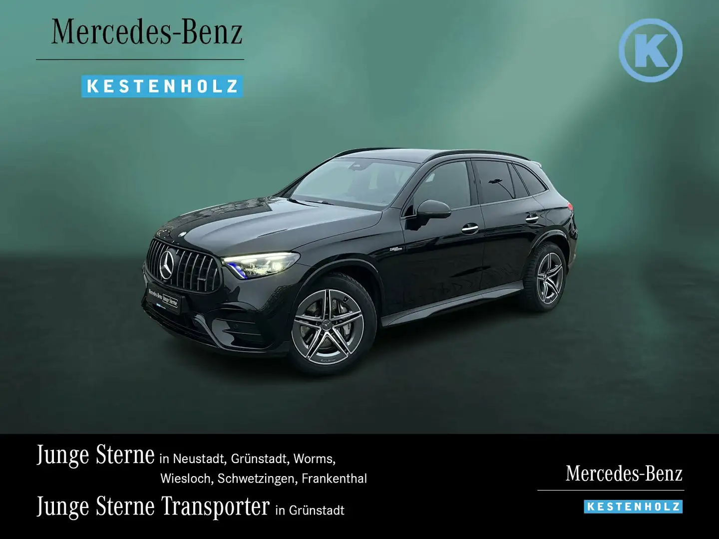 Mercedes-Benz GLC 43 AMG GLC 43 AMG 4M NIGHT+VOR-DISTR+360°+KEYL+MEMO+TWA Noir - 1