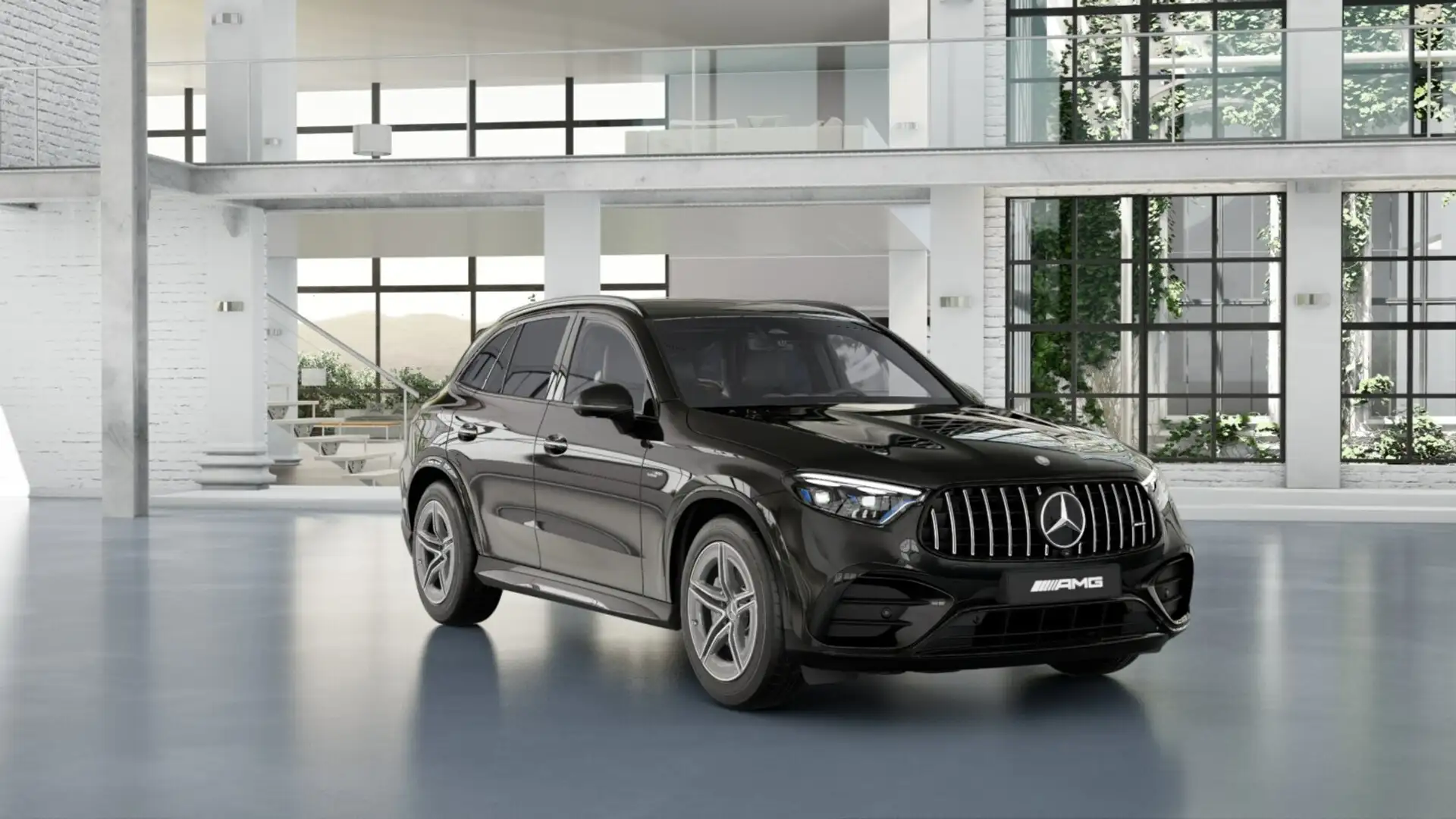 Mercedes-Benz GLC 43 AMG GLC 43 AMG 4M NIGHT+VOR-DISTR+360°+KEYL+MEMO+TWA Schwarz - 2