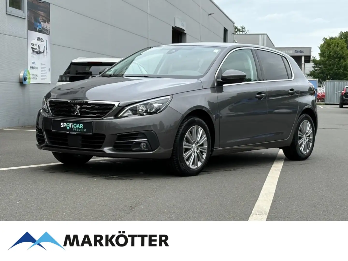 Peugeot 308 Allure Pack e-THP PureTech 130 ACC/CAM/SHZ Gris - 1