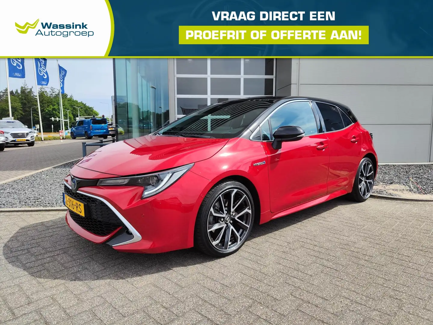 Toyota Corolla 2.0 Hybrid 184pk CVT GR Sport | Panoramadak | Trek Roşu - 1