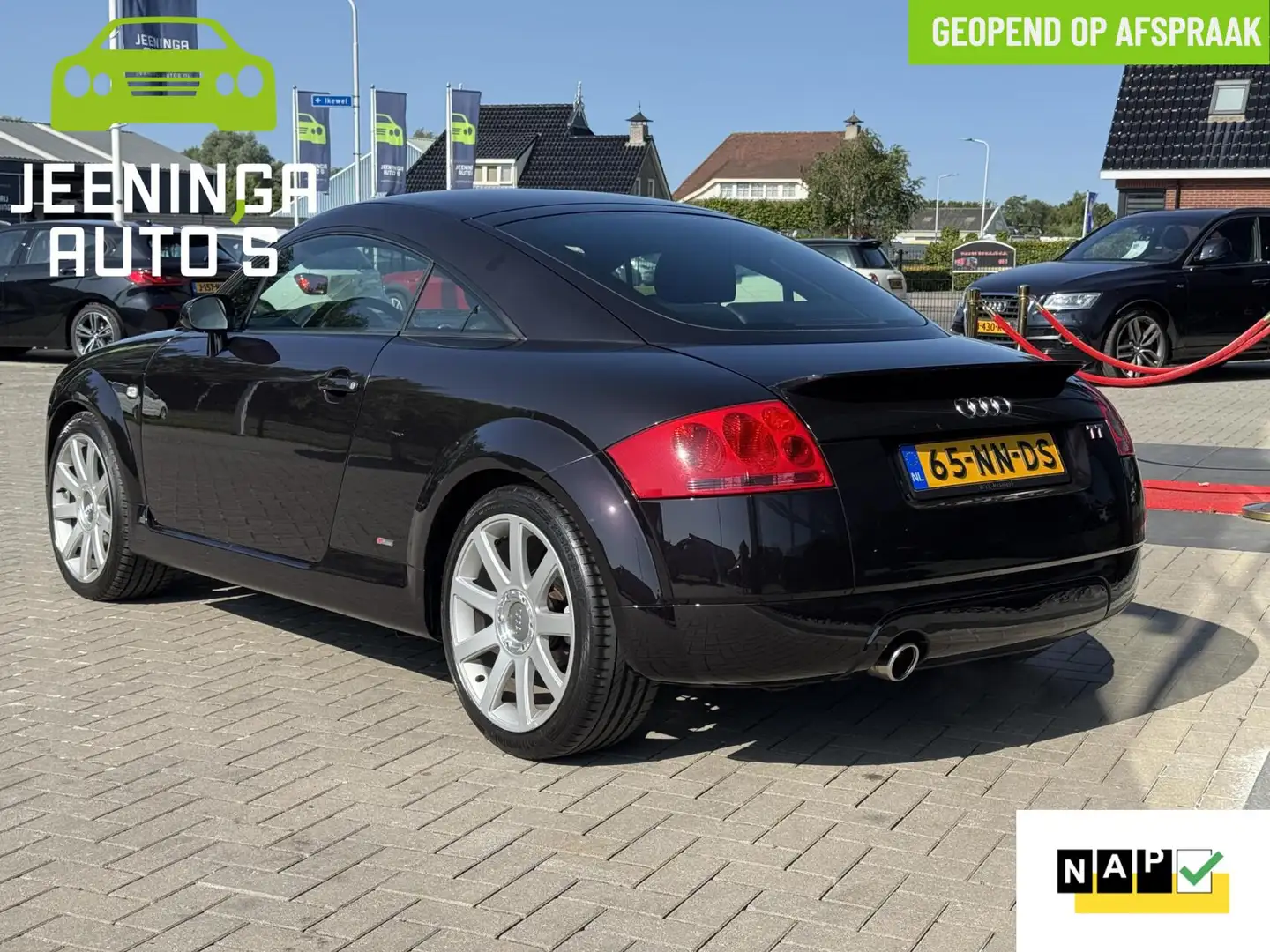 Audi TT 1.8 5V Turbo|Volledige historie|Lage KMmetNAP|Lema Zwart - 2