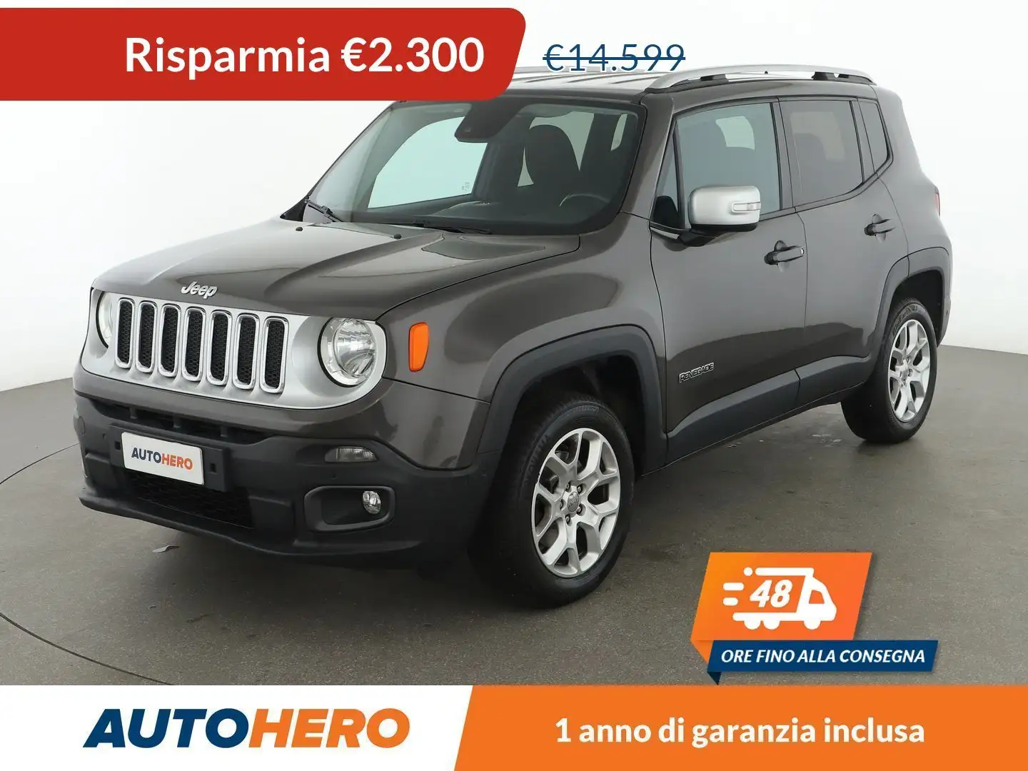 Jeep Renegade 1.4 M-Air Limited 4WD Grigio - 1