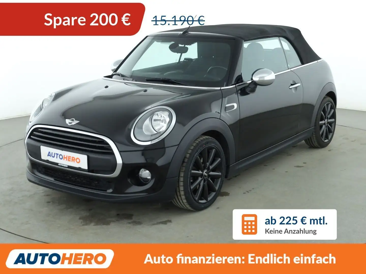 MINI One Cabrio One *PDC*SHZ*KLIMA*GARANTIE* Noir - 1