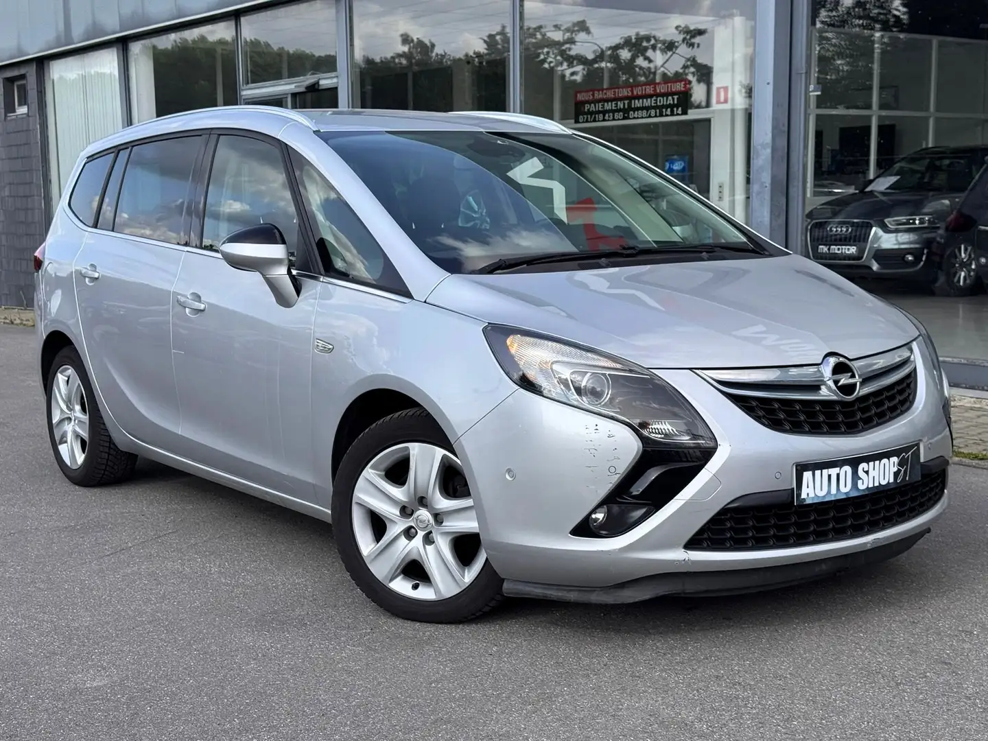 Opel Zafira Tourer 🟩1.6 DIESEL 136CV - GPS - CAMERA - 7 PLACES Silber - 1