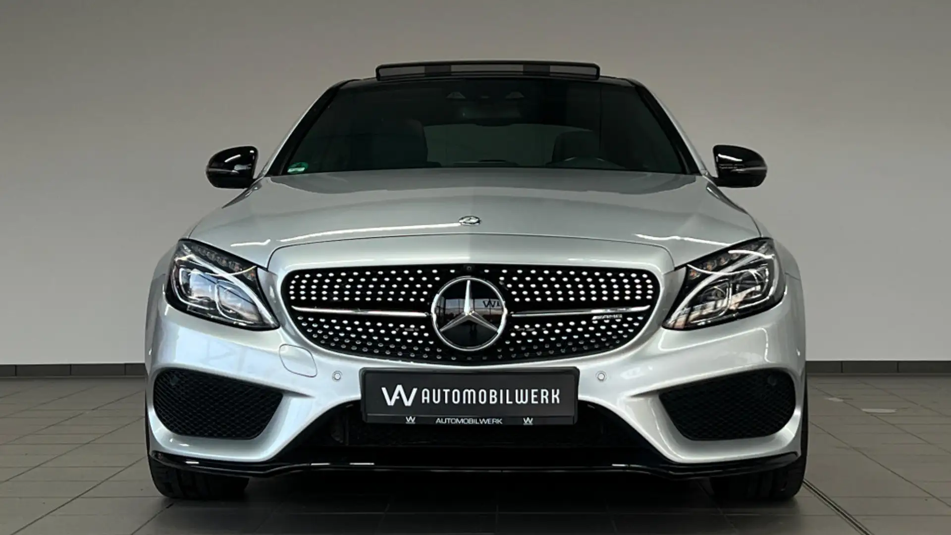 Mercedes-Benz C 43 AMG 4M |HUD |PANO |BEAM LED|BURMESTER |360° Silber - 2