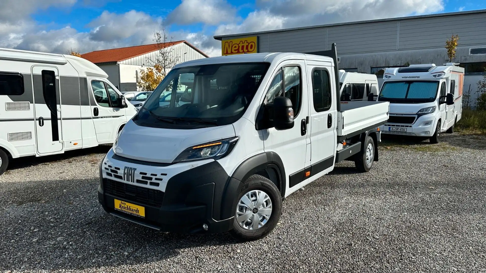 Fiat Ducato Pritsche Doka Maxi L3*KLIMA*CAM*LED*ACC Bianco - 1