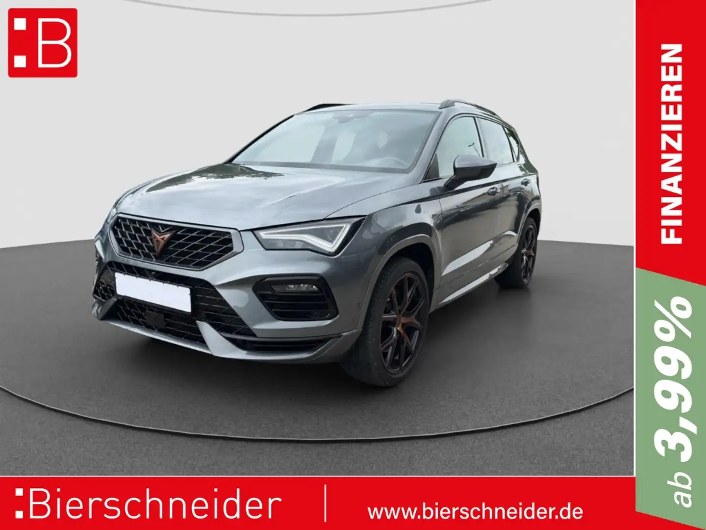 CUPRA Ateca 2.0 TSI DSG 4Dr VZ AB 390EUR NAVI 360 DCC LED Grau - 1
