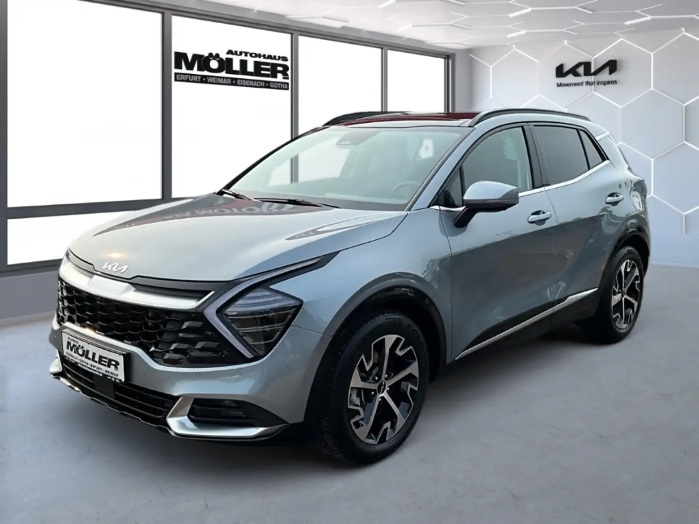 Kia Sportage Spirit 1.6T DCT7 Drive Glasdach 360°Kam. ACC Totwi Silber - 2