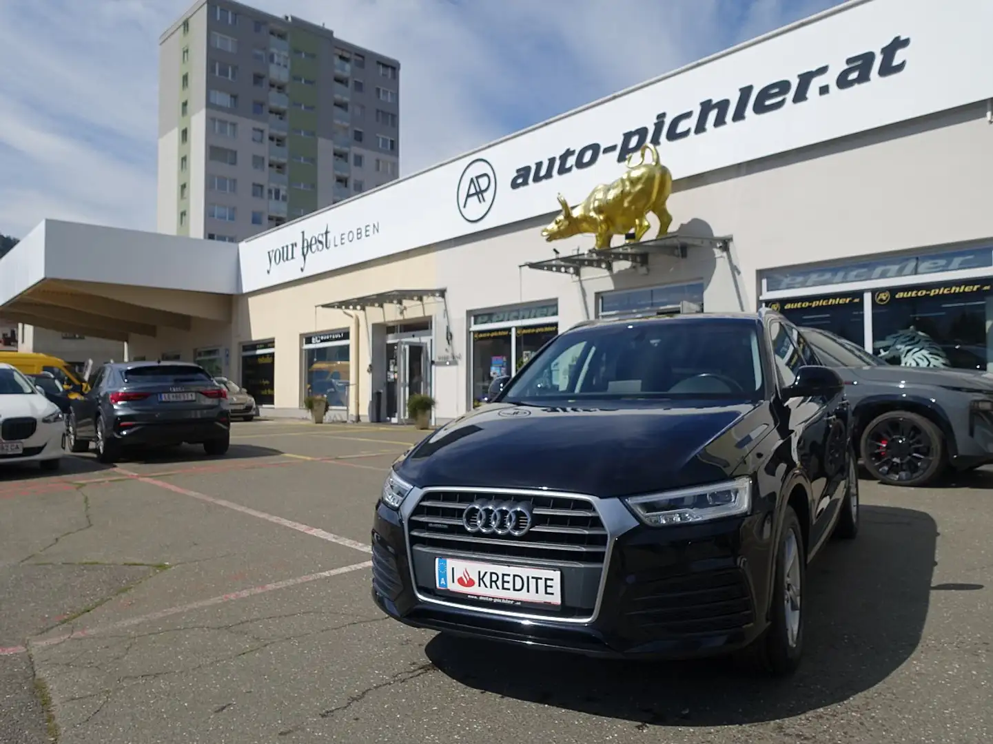 Audi Q3 2,0 TDI Sport quattro Noir - 1