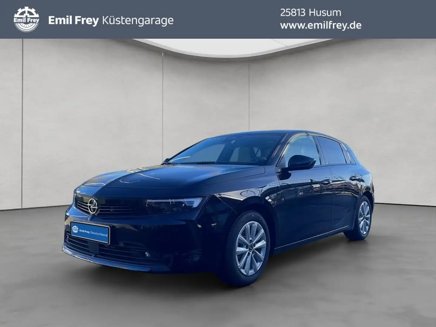 Opel Astra 1.2 Turbo Automatik Elegance AHK RFK SHZ Noir - 1