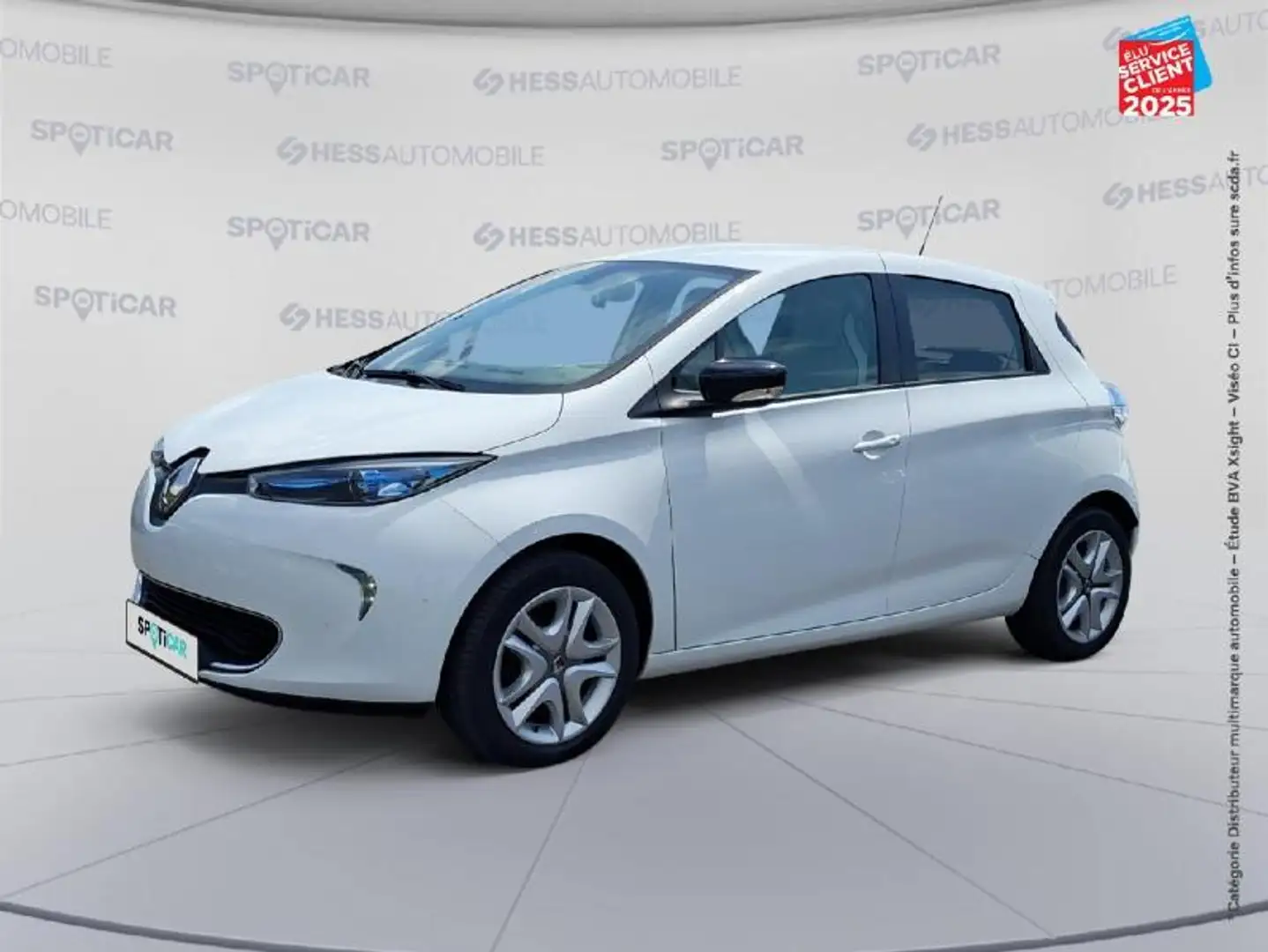 Renault ZOE Zen charge normale R90 Blanc - 1