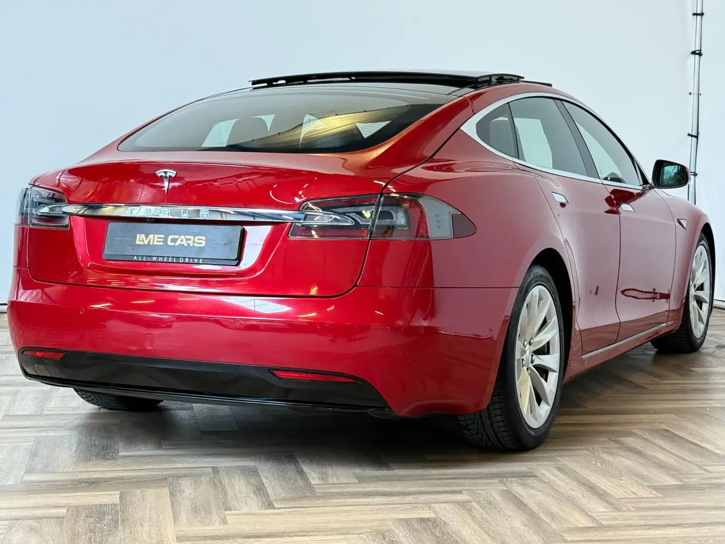 Tesla Model S 90D Base , FREE SUPERCHARGE , INCL BTW , INRUIL MO Rood - 2